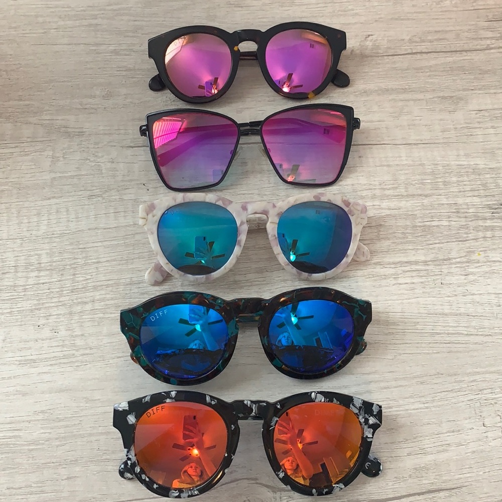 5 DIFF sunglasses